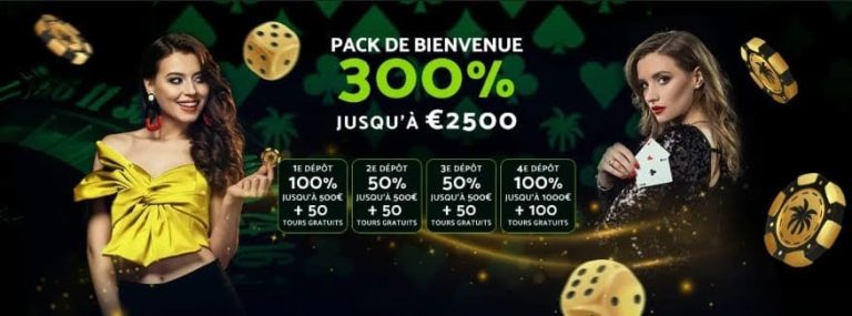 Palmslots Casino bonus bienvenue