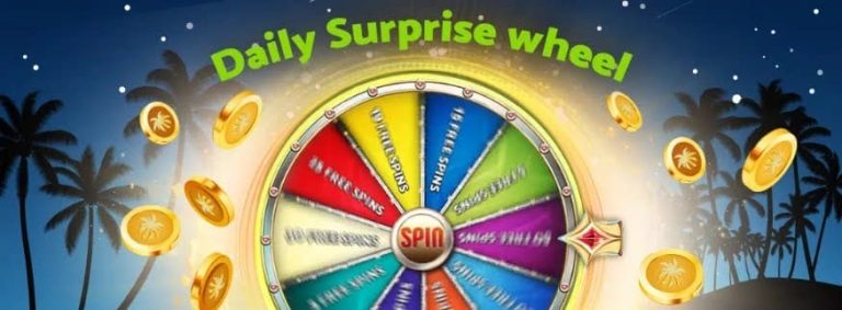 Palmslots Casino roue quotidienne
